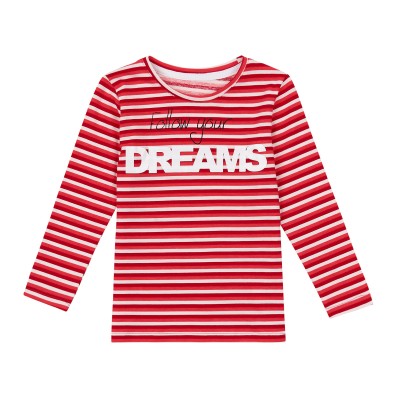 6223 Лонгслів "Dreams", колір - червоний