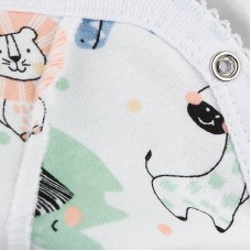 5241 Льоля (закриті ручки) "Зоопарк", колір - білий